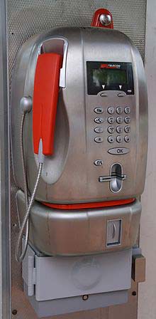 Cabine telefoniche italiane. Modello Digito Digito Cabina Telefonica