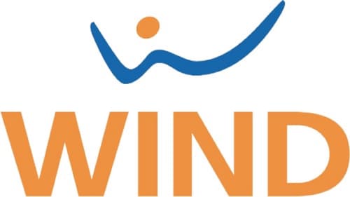 Logo del gestore telefonico Wind Logo di Wind