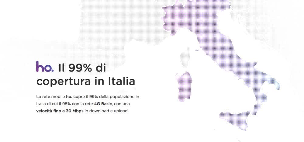Mappa della Copertura di Ho Mobile Copertura Ho mappa