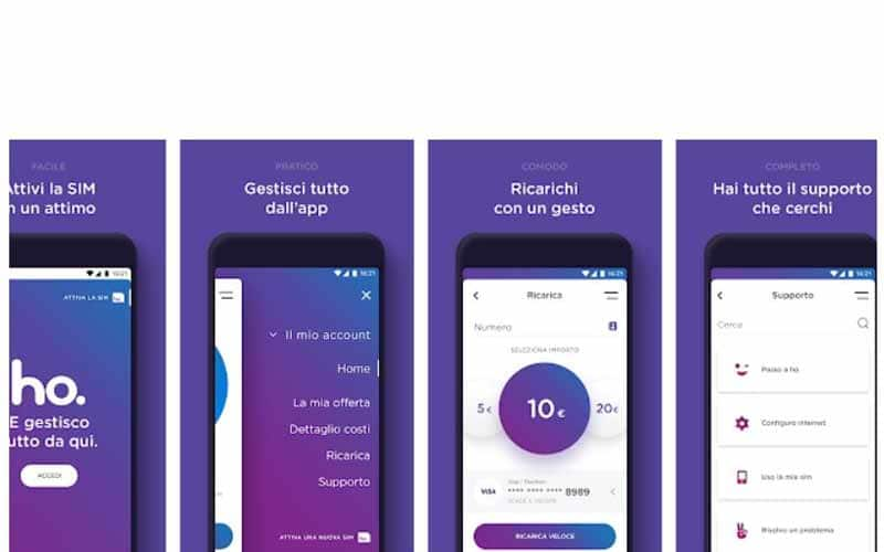 ho.mobile applicazione