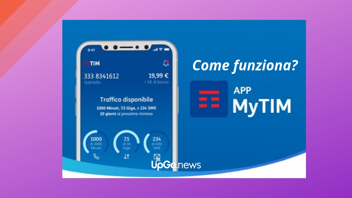 App MyTim. Screenshot dell'applicazione di Tim Come funziona MyTim