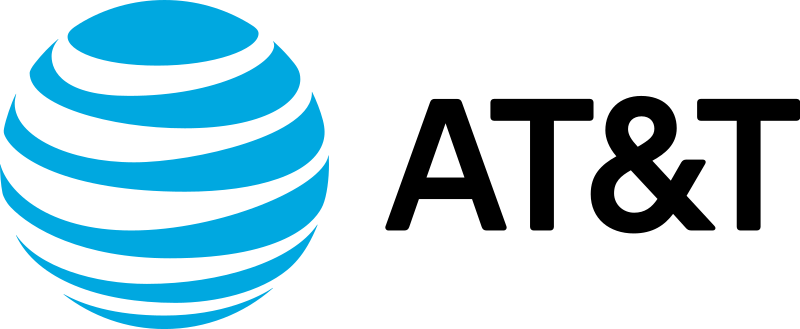 Logo del gestore telefonico americano AT&T