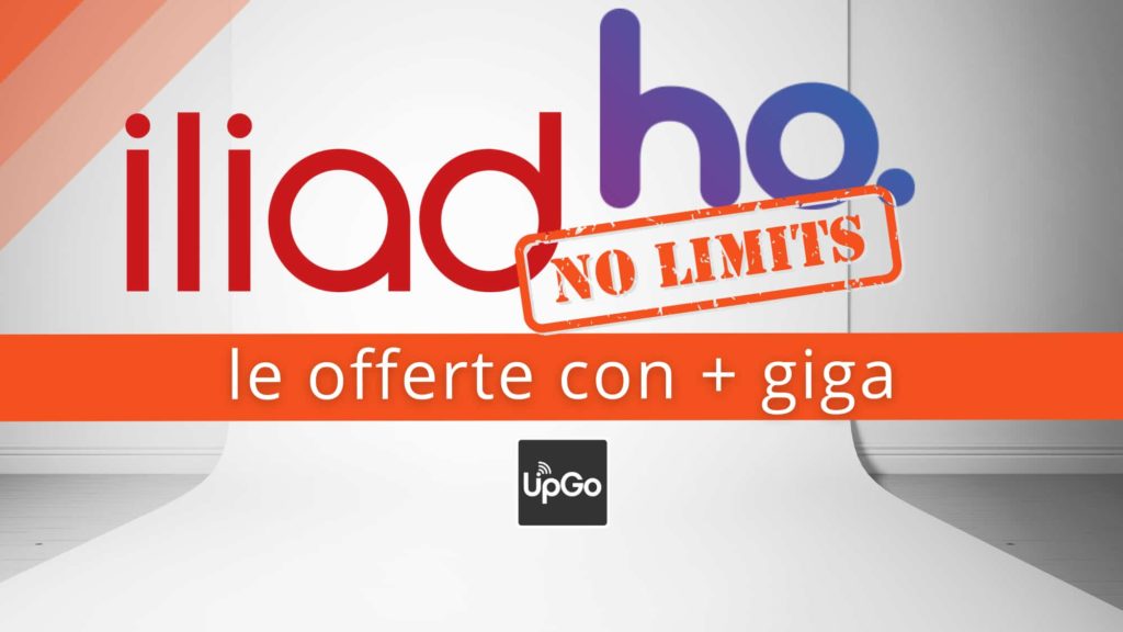 Iliad e Ho Mobile offerte giga illimitati