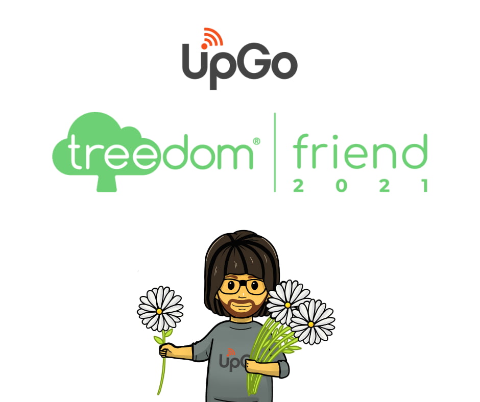 Loghi UpGo e Treedom Friend
