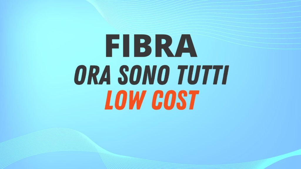 Fibra ottica low cost