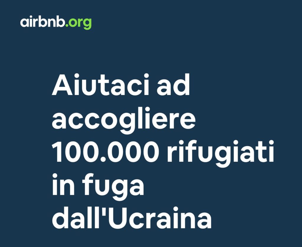 Airbnb accoglienza rifugiati