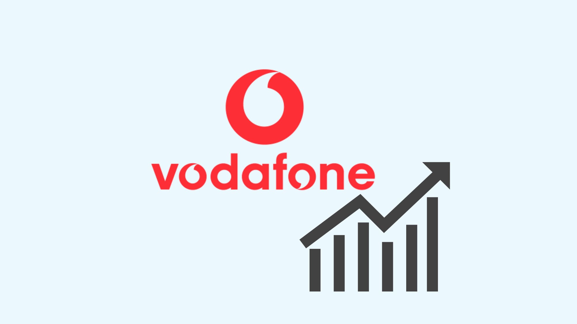 Vodafone e simbolo inflazione