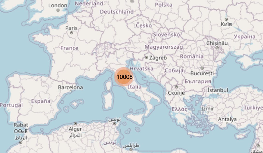 mappa antenne Iliad