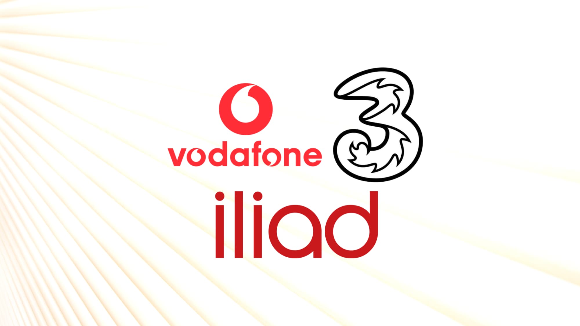 brand Vodafone, 3, Iliad