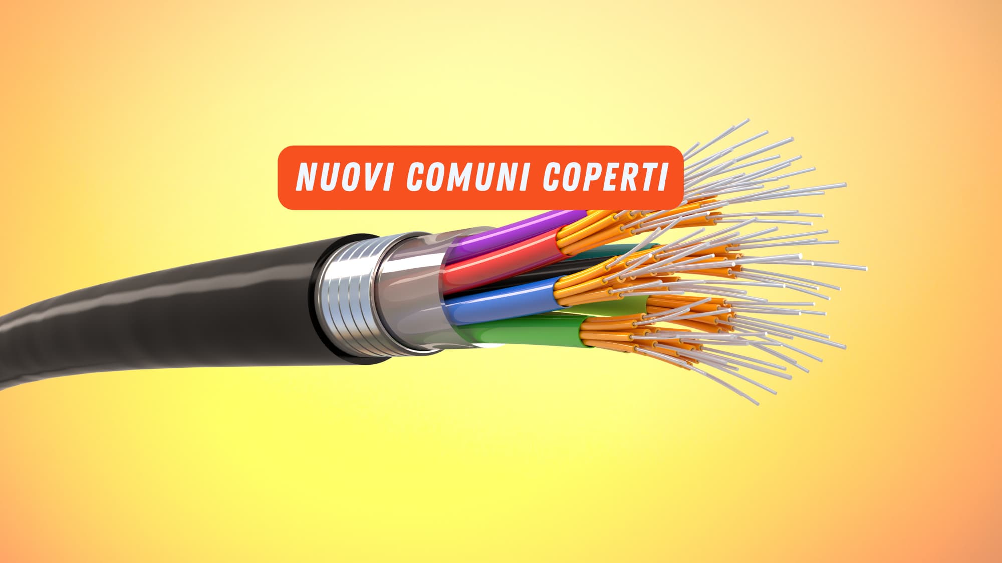 Nuovi comuni coperti dalla fibra